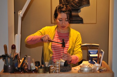Theresa Nguyen chasing the Kedleston tumbler cup
